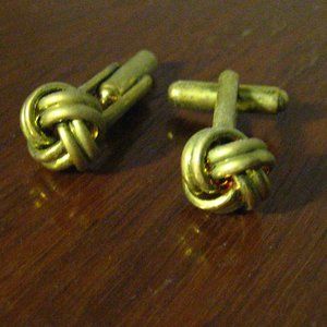 🛍 Mid Century 1960's Vintage Gold Cufflinks